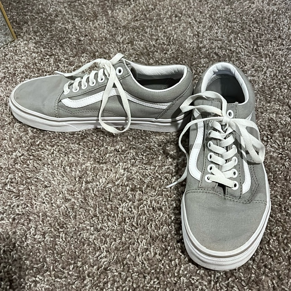 Grey Old Skool Vans